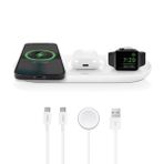 Ttec 15W 3in1 Iphone, Apple Watch ve Airpod ile Uyumlu Kablosuz Şarj Aleti, Iphone X,11,12,13,14,15 Serisi ile Uyumlu