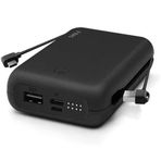 Ttec 2BB161S Recharger 10.000mAh Lightning Dahili Kablolu Taşınabilir Şarj Cihazı