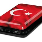 Ttec 2Bb201Tb ArtPower Türk Bayrağı 10.000 mAh Taşınabilir Şarj Aleti Siyah