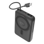 Ttec 2Bb230Gr Recharger M LCD 10.000Mah Magsafe Uyumlu PD 20W Usb-c Dahili Kablolu Stantlı Powerbank