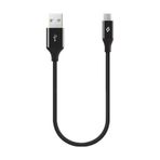 Ttec 2DK25S Siyah 30 cm Alumi Cable Micro USB Şarj ve Data Kablosu