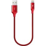 Ttec 2DK28K Kırmızı Alumi Cable Mini 30 cm Şarj ve Data Kablosu