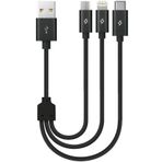 Ttec 2DK28S Siyah Alumi Cable Mini 30 cm Şarj ve Data Kablosu