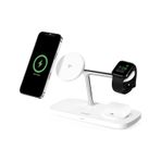 Ttec 2KS37B Aircharger Trio Pro Qi2/Magsafe Özellikli 15W Apple Uyumlu iPhone/Android Özellikli 3’Ü 1 Arada Şarj Standı