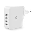 Ttec 2SC02B Beyaz Quattro 4USB Seyahat Şarj Aleti