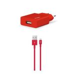Ttec 2SCS20LK Kırmızı Smart Charger 2.1A Seyahat Şarj Cihazı ve Lightning Kablo