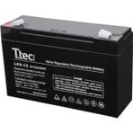 Ttec 6 Volt 12 Amper Bakımsız Kuru Akü Elektronik Cihaz Aküsü Şarj Edilebilir Akü Siyah Renk