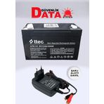 Ttec 6 Volt 12 Amper Bakımsız Kuru Akü Şarj Aleti 6V 12Ah