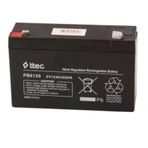 Ttec 6v 12ah 20hr Bakımsız Kuru Akü (01/2025 Üretimi)