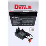 Ttec 6v 7ah 20hr Bakımsız Kuru Akü 6 Volt 7 Amper (2025 ÜRETİM) Akü Şarj Aleti
