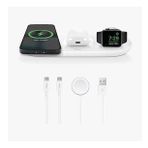 ttec AirCharger Trio 3’ü 1 Arada iPhone + Apple Watch + AirPods Kablosuz Hızlı Şarj Aleti