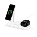ttec AirCharger Trio Up MagSafe Uyumlu 3ü 1 Arada iPhone + Apple Watch + AirPods Kablosuz Şarj Standı 2KS32S