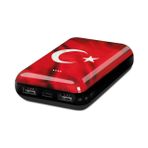 Ttec Artpower Türk Bayrağı 10.000 Mah Taşınabilir Şarj Aleti / Powerbank - Siyah