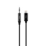 Ttec Aux Ses Kablosu, Lightning, 1 m, 3.5 mm Konnektör, Siyah