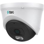 Ttec IPDP-2330M-M/SL-Lite 2 mp 2.8 mm Sabit Lens Dahili Sesli Sadece PoE İle Çalışır Gece Renkli IP Dome Kamera