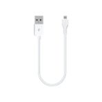 Ttec MiniCable 30cm Micro USB Kablosu Beyaz 2DK7513B Data ve Şarj İçin Dayanıklı Tasarım