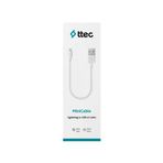 ttec MiniCable Lightning - USB-A Şarj Kablosu Beyaz ttec MiniCable Lightning - USB-A Şarj Kablosu Beyaz 30 cm