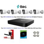 Ttec Nif Bilişim Ttec 2mp Mikrofonlu 4 Kameralı 2tb Disk Tak Çalıştır Hazır Ip Kamera Seti
