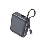 Ttec Recharger Mini LCD 10.000Mah Pd 35W Usb-C Dahili Kablolu Taşınabilir Hızlı Şarj Aleti/Powerbank 2BB232GR - Gri