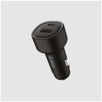 Ttec Şarj Akım Korumalı 48W Usb-C+Usb Girişli Araç Çakmaklık Şarjı Tüm Araçlarla Uyumlu Araç Şarj Başlık - Siyah