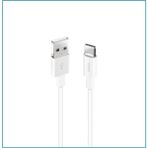 Ttec Şarj Kablosu, 1.2 m, USB-A - USB-C, Beyaz