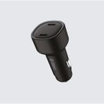 Ttec Süper Hızlı 60W 2X Pd Type-C Araç Şarj Cihazı, 12/24V Çakmaklık Girişli Akım Ve Isı Korumalı