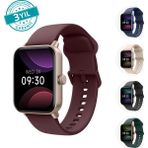 ttec Tempus 44 mm, Dikdörtgen Kasa, İOS ve Android Uyumlu, 22mm Değiştirilebilir Kordonlu, Akıllı Saat Yakut Kırmızısı 2S13WV3 - Bordo - Çok Renkli