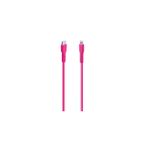 Ttec USB-C - Lightning Hızlı Şarj Kablosu 120cm Neon Pembe