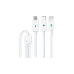 Ttec Virox Trio 3 In 1 Çoklu Şarj Kablosu 2DK7521 Micro USB Uyumlu Modeller İçin