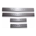 TToyota Corolla Krom Kapı Eşiği Takımı 2007-2010 Paslanmaz Çelik