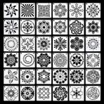 TTSAM 36 Paket Mandala Şablon (9,6 x 9,6 cm) Mandala Süsleyen Boyama Şablonu Şablon Seti Resim için Mükemmel Kendin Yap Boyama Sanat Projeleri için Mükemmel Ahşap Duvar Zemin Kumaş Mobilya Fayans Noel Hediyesi (Yeniden Kullanılabilir)