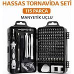 Ttt 115 Parça Manyetik Uçlu Hassas Tornavida Seti