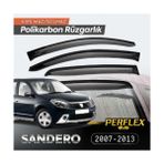 TTT Dacia Sandero 2007-2013 V2 Düz Cam Rüzgarlığı