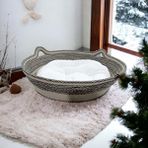 Ttt Decohandy 40 Cm Elyaflı Kedi Yatağı