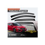 TTT Honda Civic 2016+ V2 Mugen Cam Rüzgarlığı