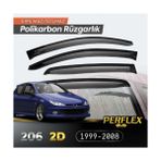 TTT Peugeot 206 2D 1999-2008 V2 Düz Tek Kapı Cam Rüzgarlığı