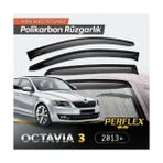 TTT Skoda Octavia 3 2013+ V2 Düz Cam Rüzgarlığı