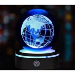 Ttt Usb'li Dünya Tasarımlı Dönen Cam Küre