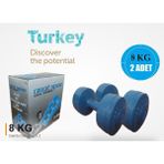 Ttta Dambıl Seti 8 kg x 2 - Fitness Ağırlık ve Egzersiz Seti
