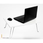Ttta Katlanır Laptop - Çalışma - Kahvaltı Sehpası - Yatak Sehpası Beyaz - Pratik Elektronik