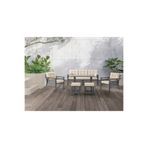 Tu Tienda ALÜMİNYUM ALAÇATI 3+1+1+MASA(70*120)+2PUF BAHÇE BALKON MUTFAK TAKIMI