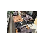 Tu Tienda Nergiz 2 1 1 Masa Bahçe Balkon Mutfak Takımı,sütlü Kahve