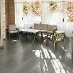 Tu Tienda Nergiz 3 1 1 Mermer Masa Bahçe Balkon Mobilyası,krem Bej