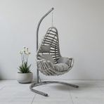 Tu Tienda Seferihisar Tek Kişilik Rattan Salıncak 135*135 - Gri