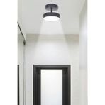 Tual Modern Hol Antre Yatak Odası Giyinme Odası Mutfak Beyaz Işık Ledli Siyah Renk Tekli LED Avize