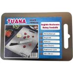 Tuana Metal Kesme Tahtası - 02 - Gri - Ebat