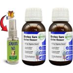 Tuba Toptaş Detox Care 2 Kutu 15 Günlük Pratik Şurup Formülü + Çörek Otu Masaj Yağı 30 ml