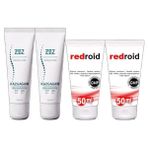 Tuba Toptaş Kaz Gagası Kremi 2X100 ml Rahatlatıcı+Redroid Rahatlatıcı Bakım Krem 2X50 ml