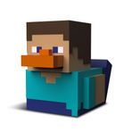 TUBBZ Kutulu Sürüm: Minecraft - Steve Cosplaying Rubber Duck Vinil Figür