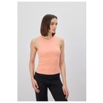 TUBİA Kadın Sıfır Kol Peach Pink Bluz